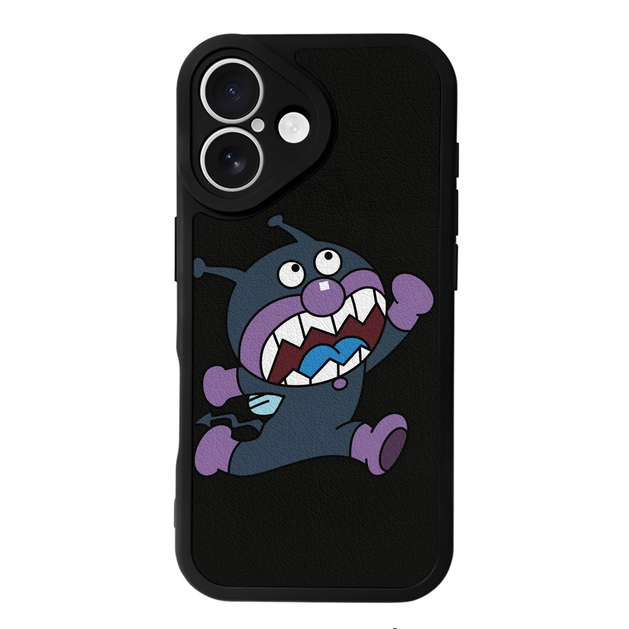 （画像用） アンパンマン Anpanman 【iPhone 16シリーズ対応】シリコンスマホケース（レザー調） 材質：シリコン
